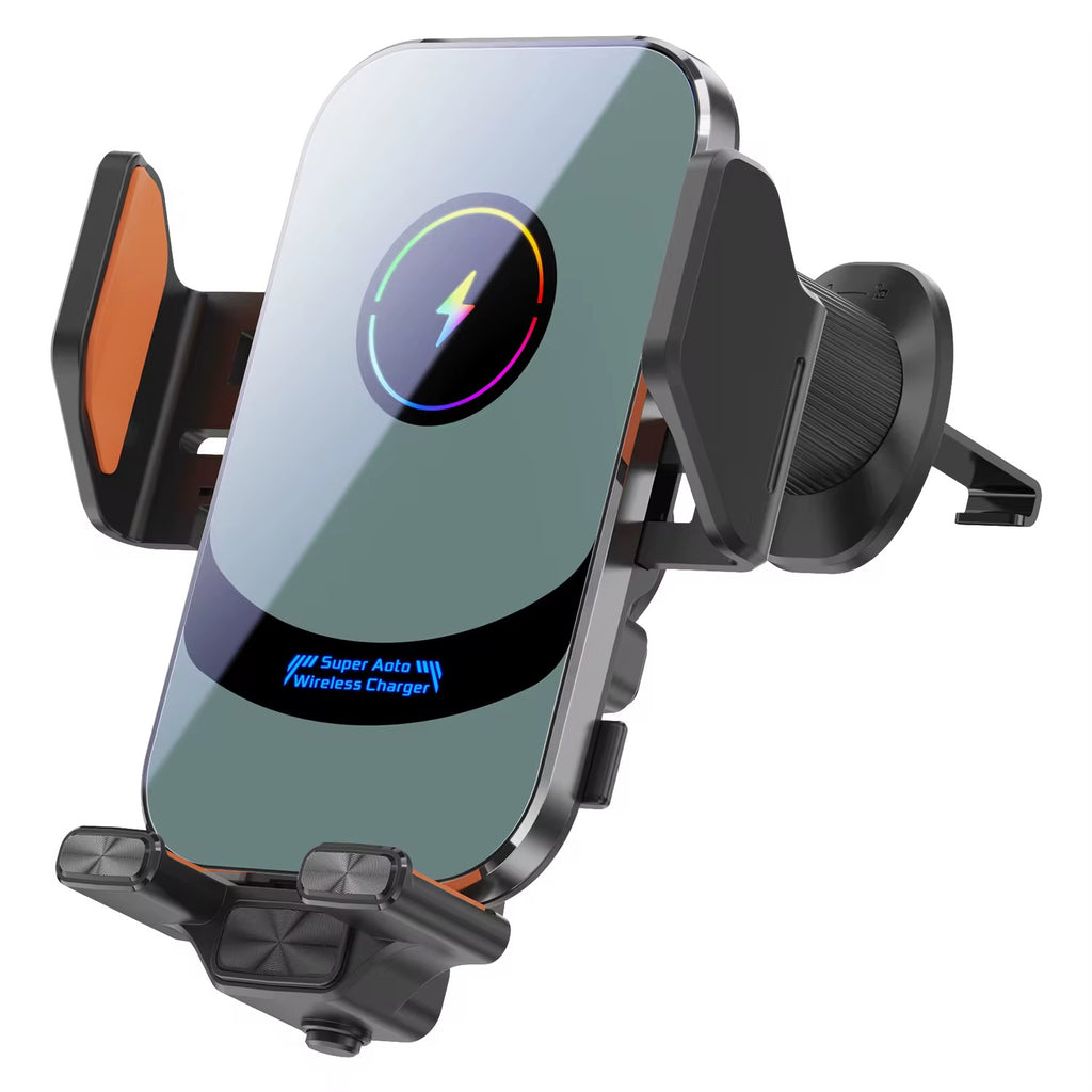 Wireless car charger phone holder mount