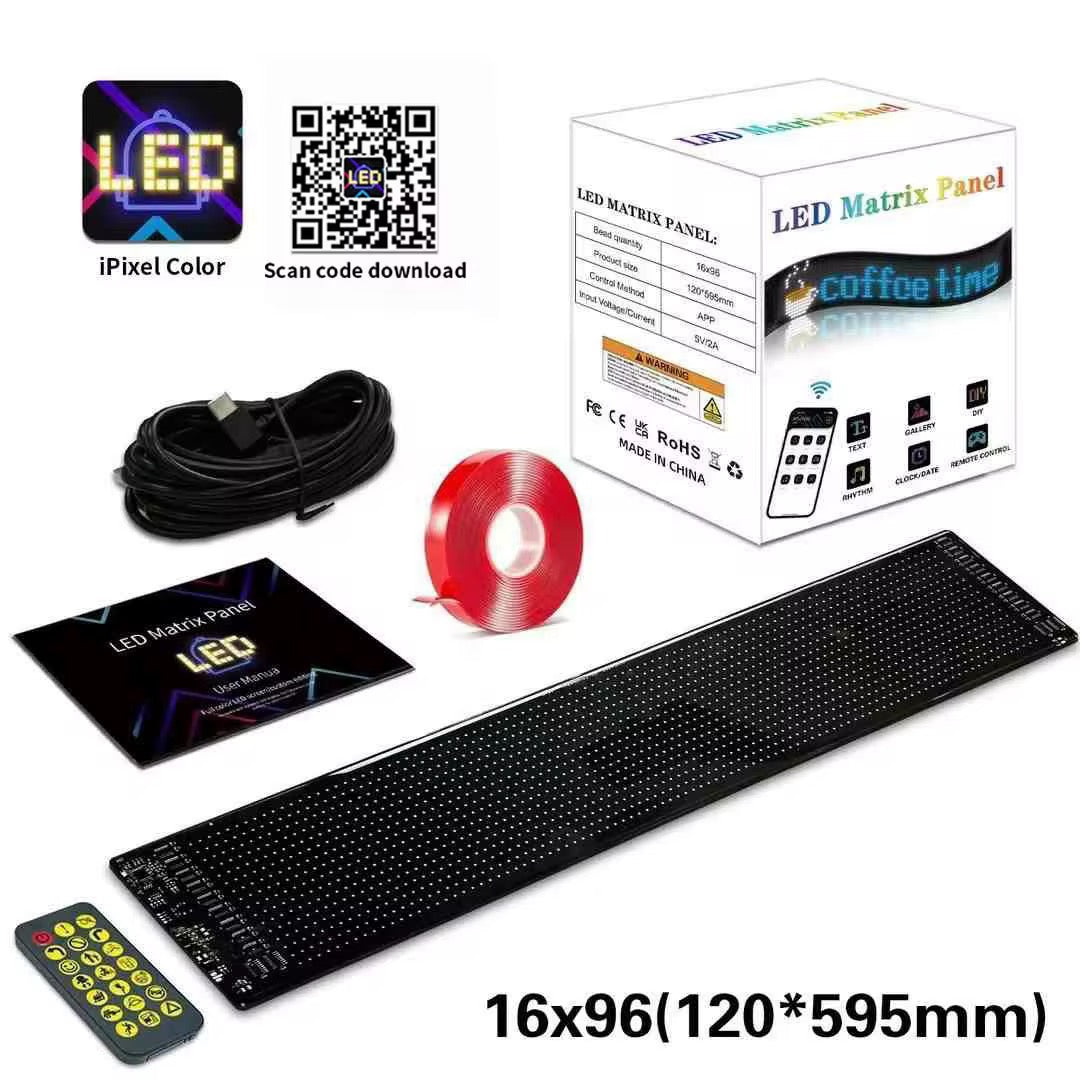 BUY ONE GET ONE FREE !  LED MATRIX PIXEL PANEL | FLEXIBLE CAR STICKER IP65