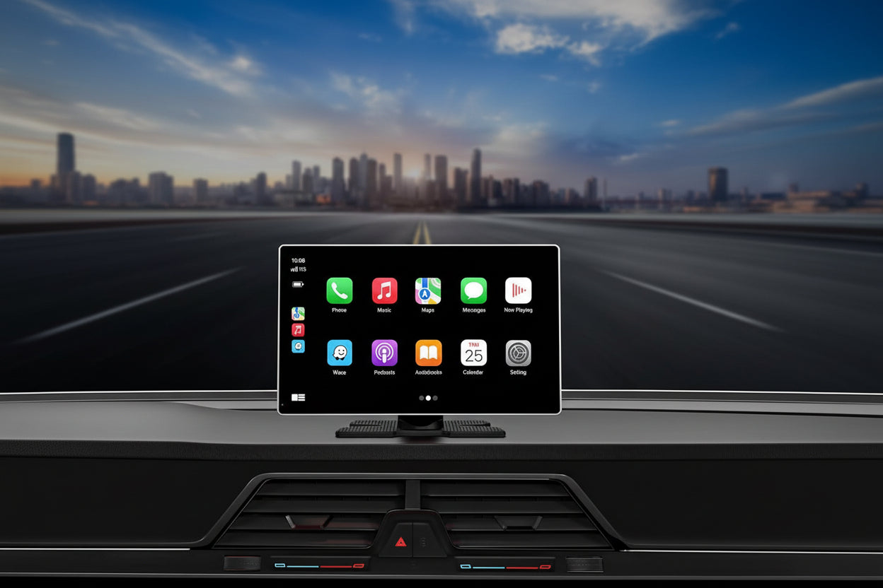 Premium 9" Wireless CarPlay Screen & Dash Cam