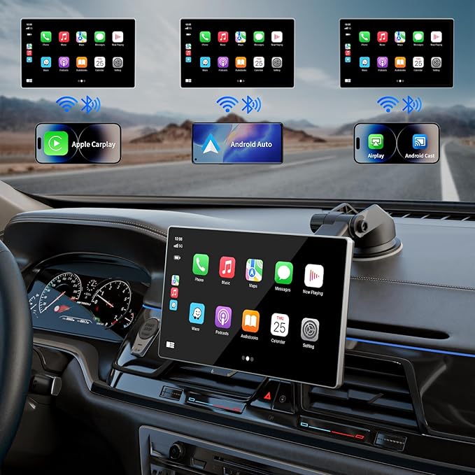 Premium 9" Wireless CarPlay Screen & Dash Cam