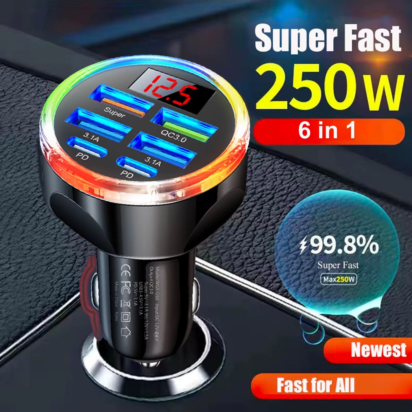 Usb car charger adapter | Fast charging Adapter