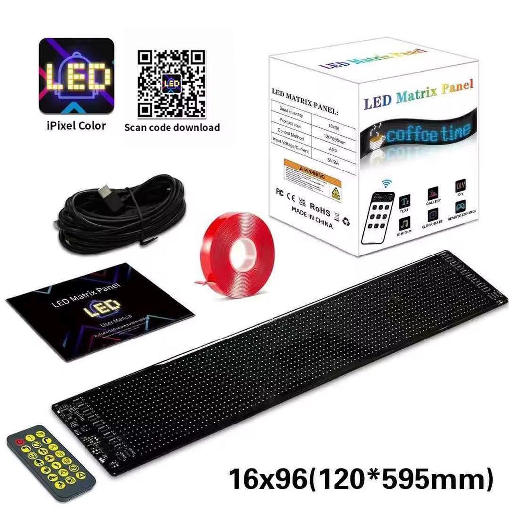 BUY ONE GET ONE FREE !  LED MATRIX PIXEL PANEL | FLEXIBLE CAR STICKER IP65