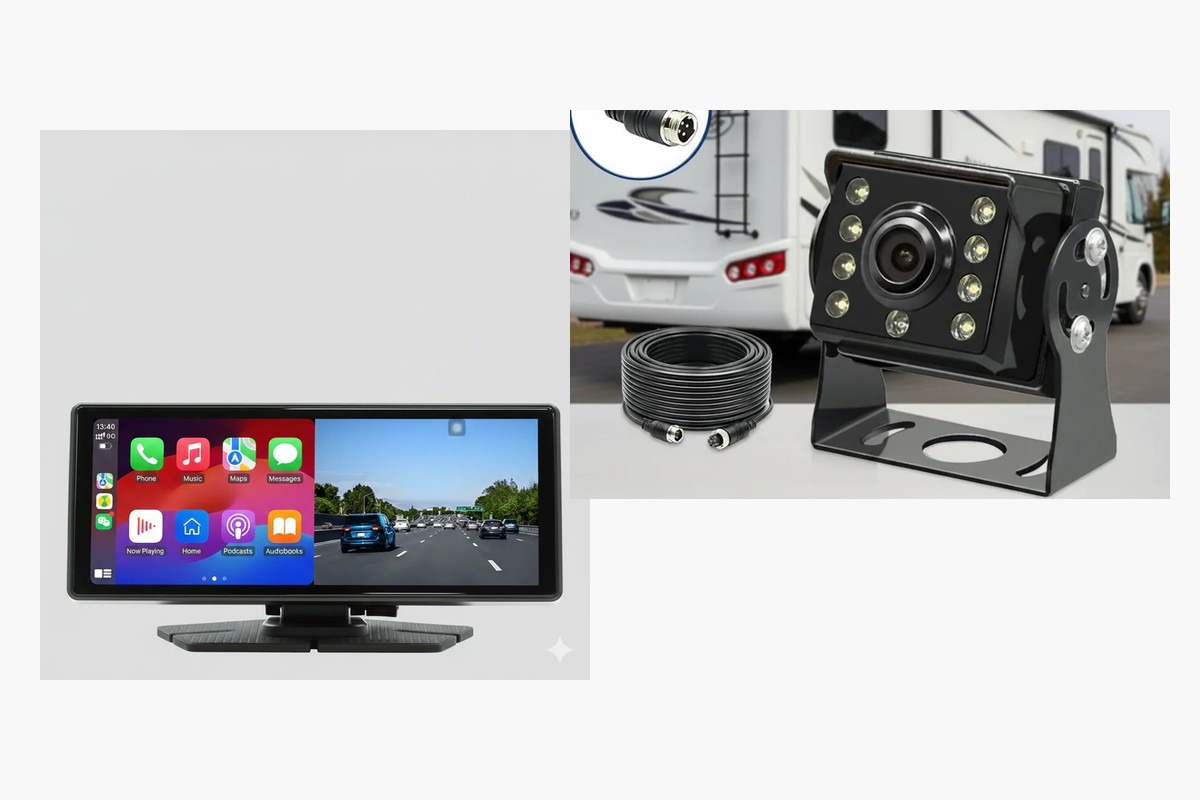 RV Camera Bundle — Screen + Camera + 20m Cable