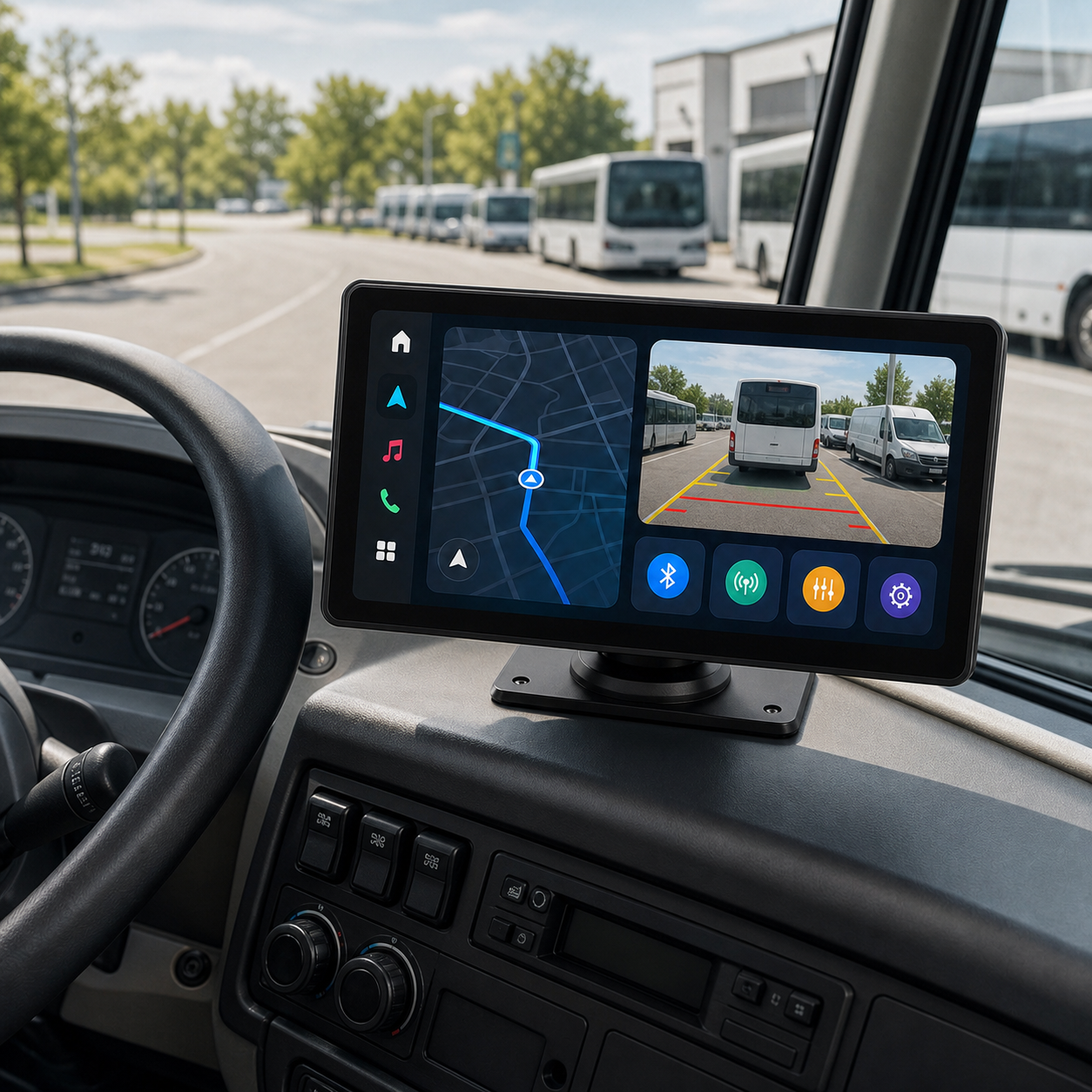 Bus & Shuttle Camera Screen System