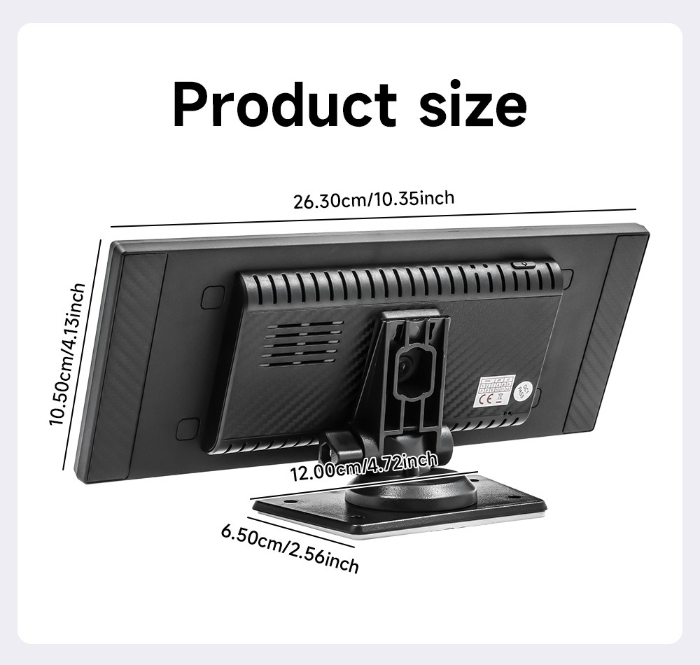 10.26" Portable Wireless CarPlay Car Monitor photo 10